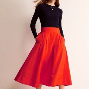 NWT Boden Delilah Pleated Skirt,  (US 2P)